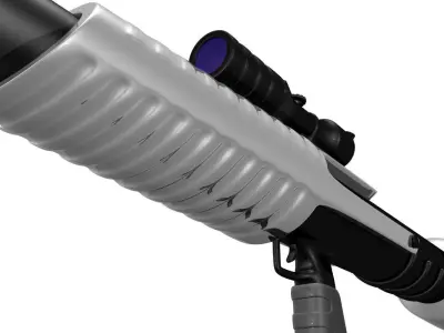 Sci Fi Rocket Launcher 3D model
