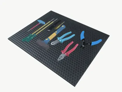 Hand tools 3D model