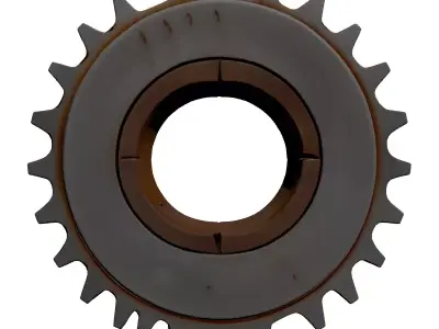Industrial Gear Sprocket 3D Model 3D model