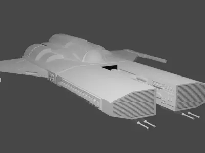 D-24 Starfighter 3D Model for printing 3D print model