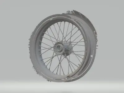 Aprilia SXV550 front hub wheel scan 3D model