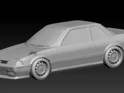 Honda Prelude 3D Print Model 3D print model