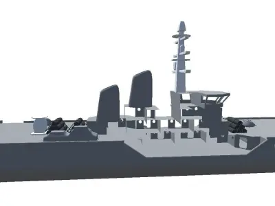 Boat 3d models Free low-poly 3D model