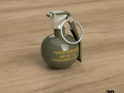 GRENADE US M-67 - STL files - 3D printing  3D print model