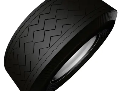 50s wheel 3D model