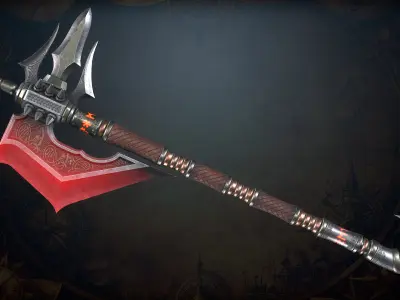 Fantasy Weapons 2 Low-poly 3D model