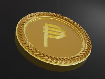 peso coin Free 3D print model