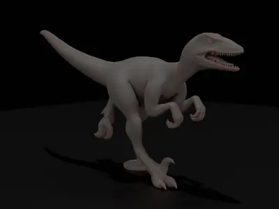 Velociraptor 3D print model