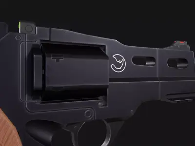Chiappa Rhino Revolver Low-poly 3D model