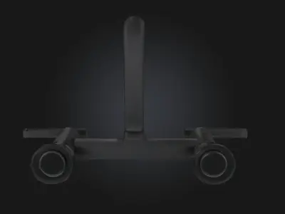 Black Modern Faucet Contemporary Matte Fixture for Stylish  3D model