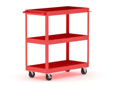 Garage Tool And Parts Trolley 3D model