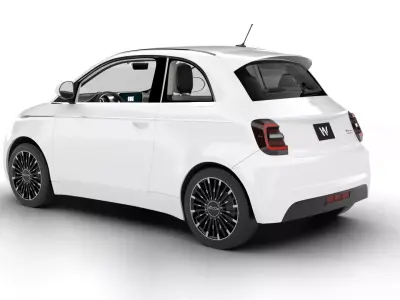 Fiat 500 2021 3d model 3D model