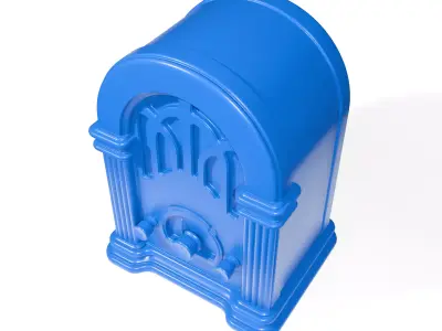 Old radio 3D print model
