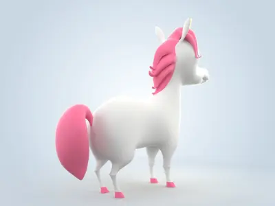 Unicorn 3D model