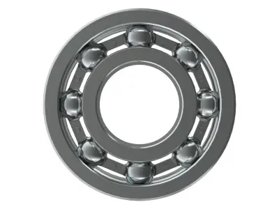 Ball Bearing 3D model V3