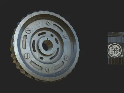 Gear 01 PBR Free low-poly 3D model