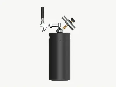Pressurized Keg System 02 3D model