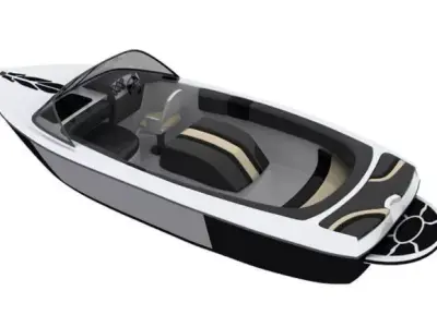 small canoe 3D model  3D model