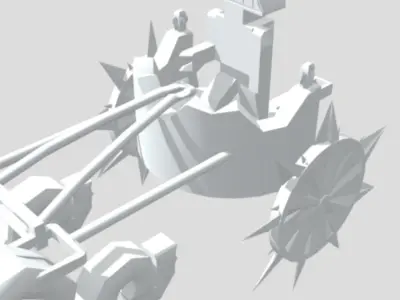 Serpent-Chariot Free 3D model
