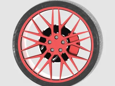 Car disk 3D model by albrodbel