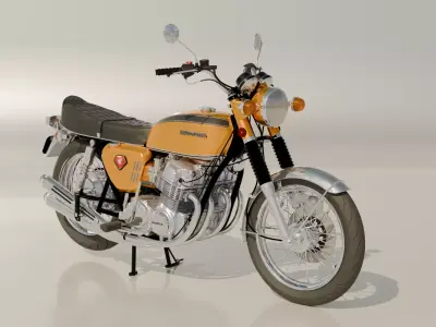 750 Honda Four K0 1970 3D model