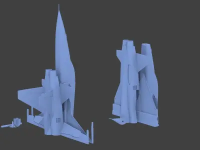 Saeqeh-80  iran f-5e 3D print model
