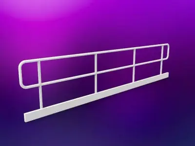 Industrial Railing 3D print model