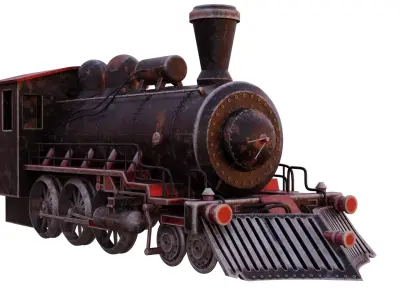 steam train 3D model