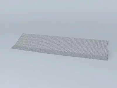 Pop up Vehicle Barrier Free 3D model