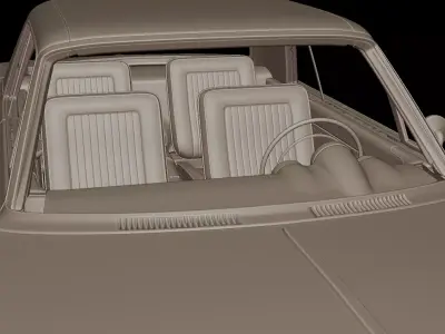 Chrysler Turbine 1963 3D PRINT MODEL 3D print model