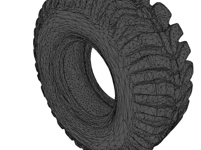 OffRoad Mud Terrain Tire 3D model