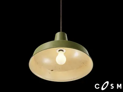 Military Lamp Low-poly 3D model