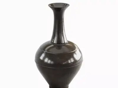 Ceramic Vase 01 Low-poly 3D model