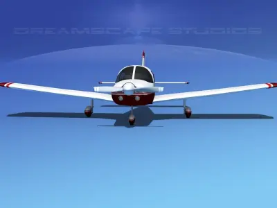 Piper PA-28 V02 3D model