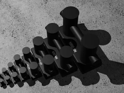 Mooring bollards for vessel Type II GOST 11265-73 Free 3D model
