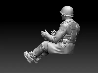 us driver ww2 3D print model
