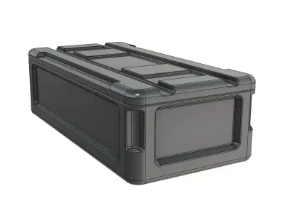 Long Military Container 3D model