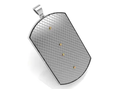 SJ Military Pendant 3213 3D print model