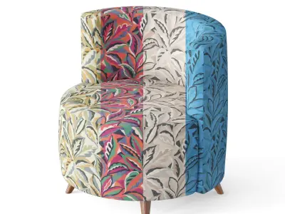 Cupcake Modern Tub Chair Low-poly 3D model