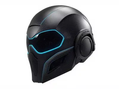 Tactical Stealth Combat Helmet 3D Model Headgear Low-poly 3D model