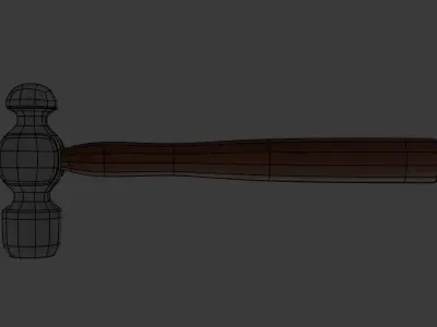 Hammer Free low-poly 3D model 4