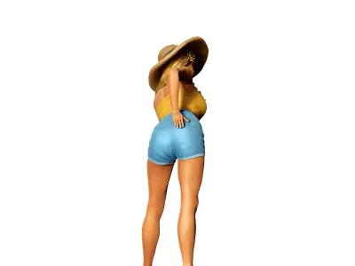 N5 Pin-up girl 3D print model
