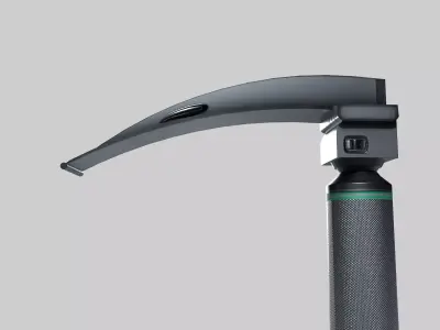 Laryngoscope Free low-poly 3D model