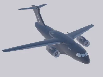 Embraer C-390 Millennium Low-poly 3D model