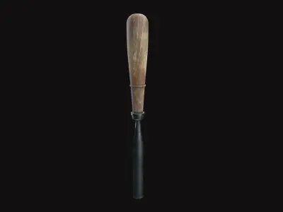 Medieval Chisels V03 Low-poly 3D model