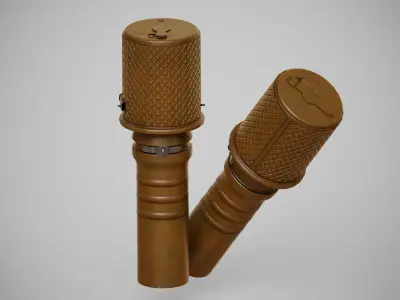 RUSSIA WW2 Explosive equipment Low-poly 3D model