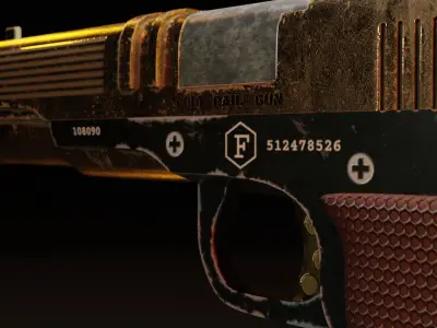 COLT GUN Free 3D model