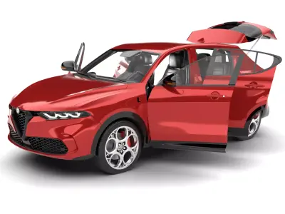 Alfa Romeo Tonale 2023 TI HQ 3d model 3D model
