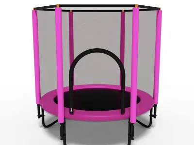 Trampolines for sports fitness and fun 3D Model Pack