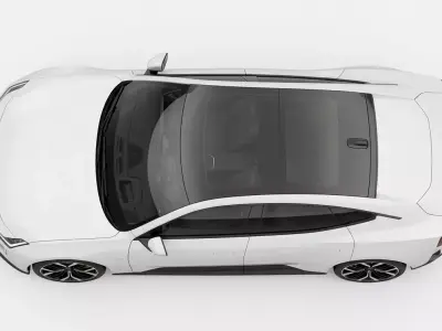 Polestar 5 Luxury Electric Performance Sedan Low-poly 3D model